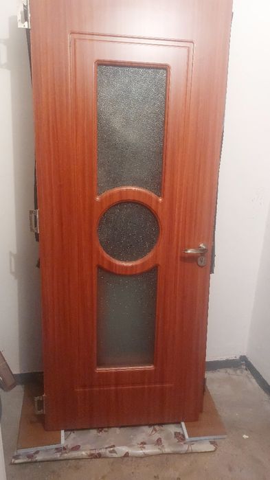 Usa lemn interior plina Modern KM-170 Stejar inchis