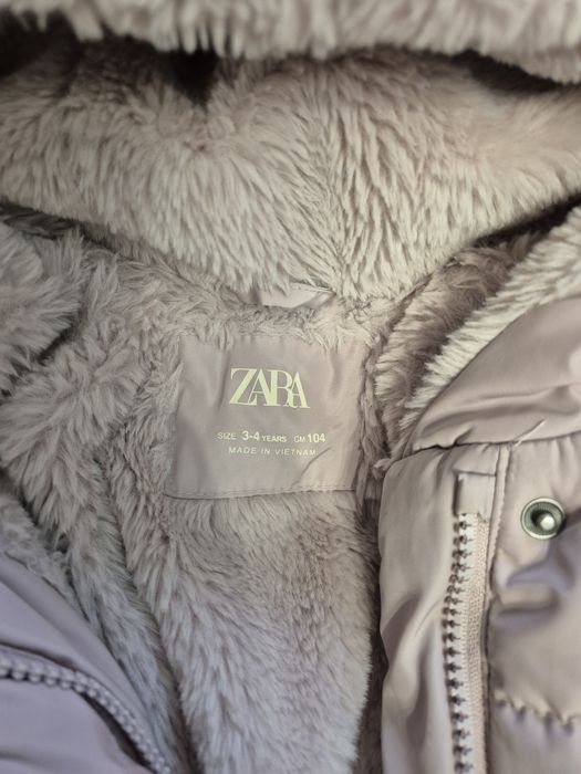 Geaca de iarna Zara, 3-4 ani, mărimea 104