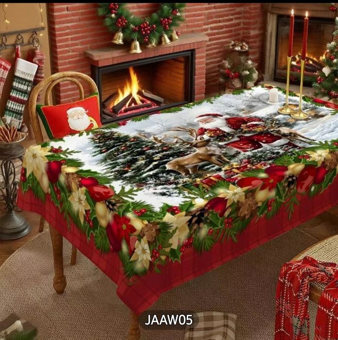 Новая скатерть на Новый год 80см×120