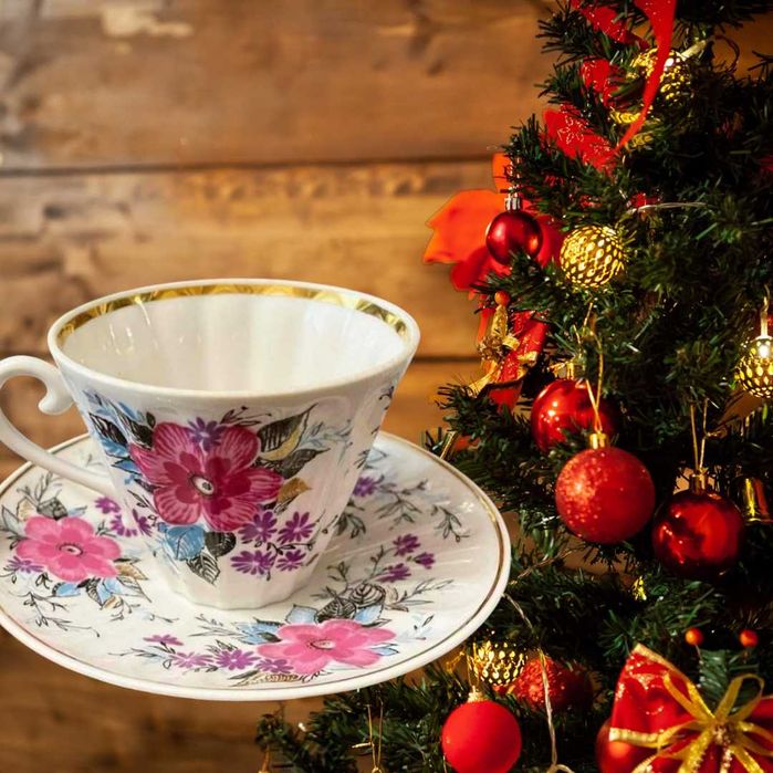 Руски порцелан, ЛФЗ, сет за чай