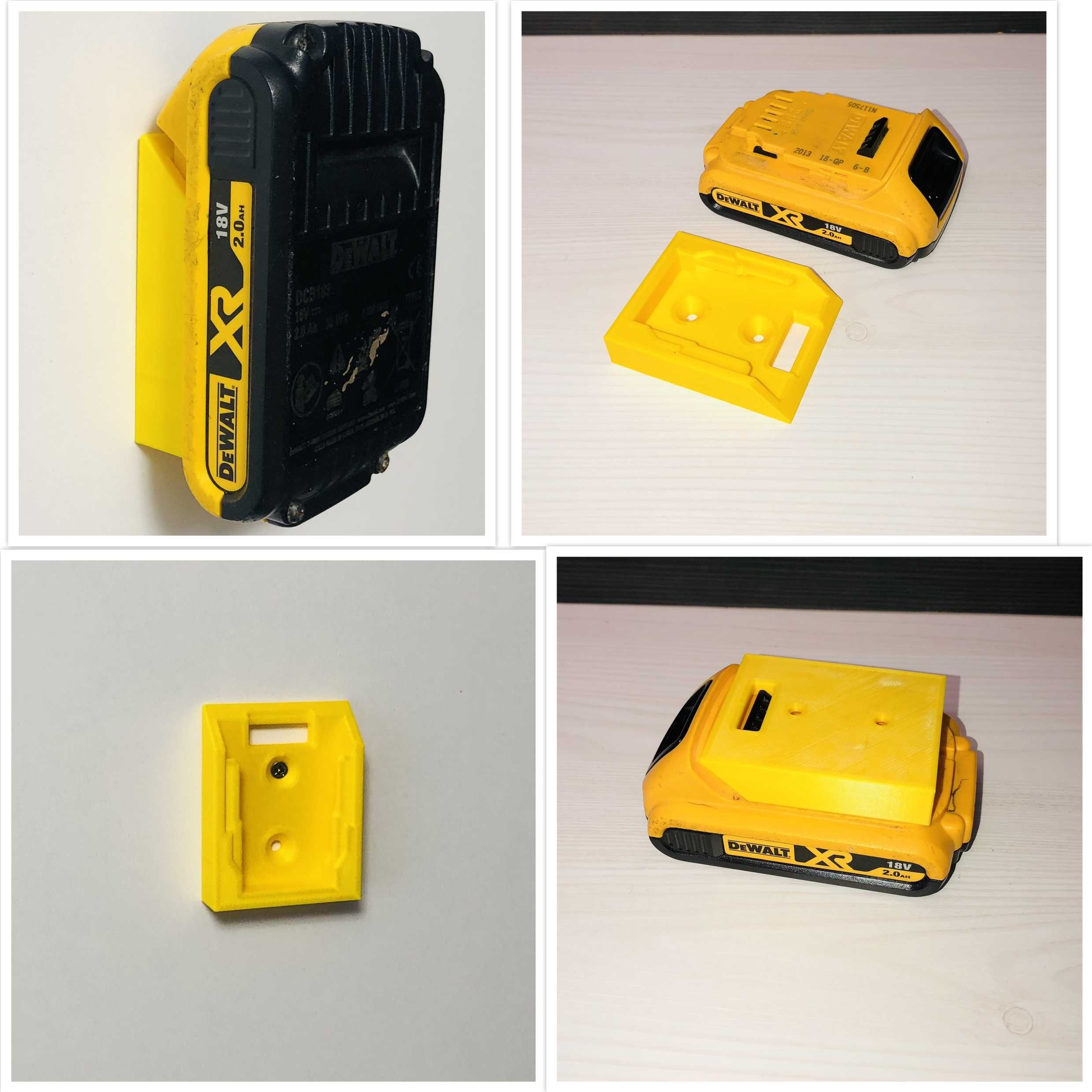 Suport organizare acumulator DeWalt, Milwaukee, Bosch, Makita