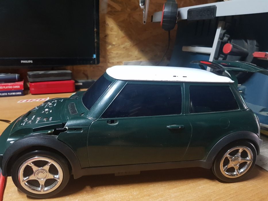 Macheta Mini cooper stație audio