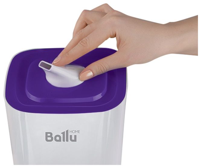 Увлажнитель воздуха Ballu UHB-205, белый/фиолетовый