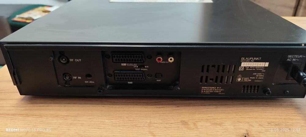 Video recorder blaupunkt RTV-830 Hifi