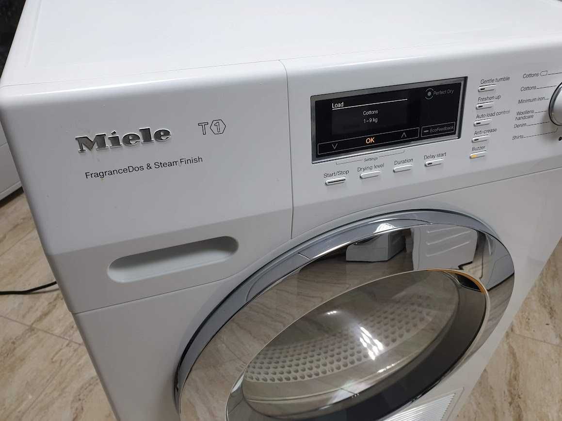 9кг Пара Miele Сушилня с термопомпа Миеле 12м Гаранция