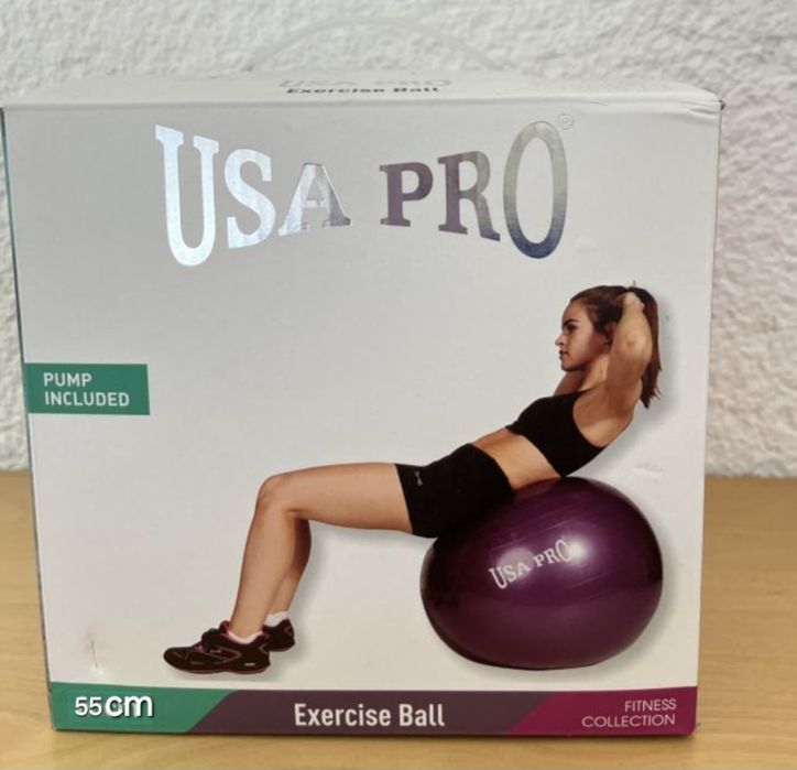 USA PRO Фитнес топка за йога, за фитнес, в лилаво, 55 см..


Comes wit
