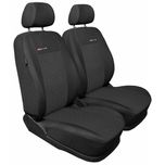 Huse auto elegance gri pentru fata 1+1