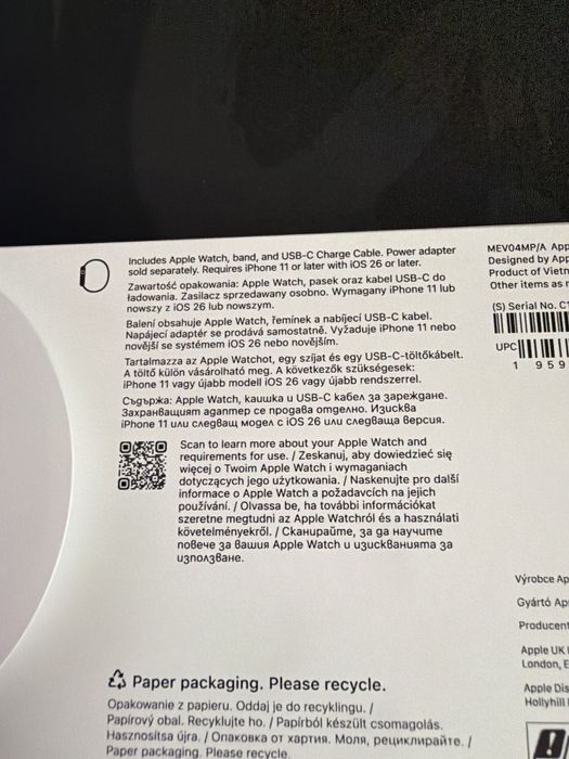 Apple Watch 11 46mm Space Gray