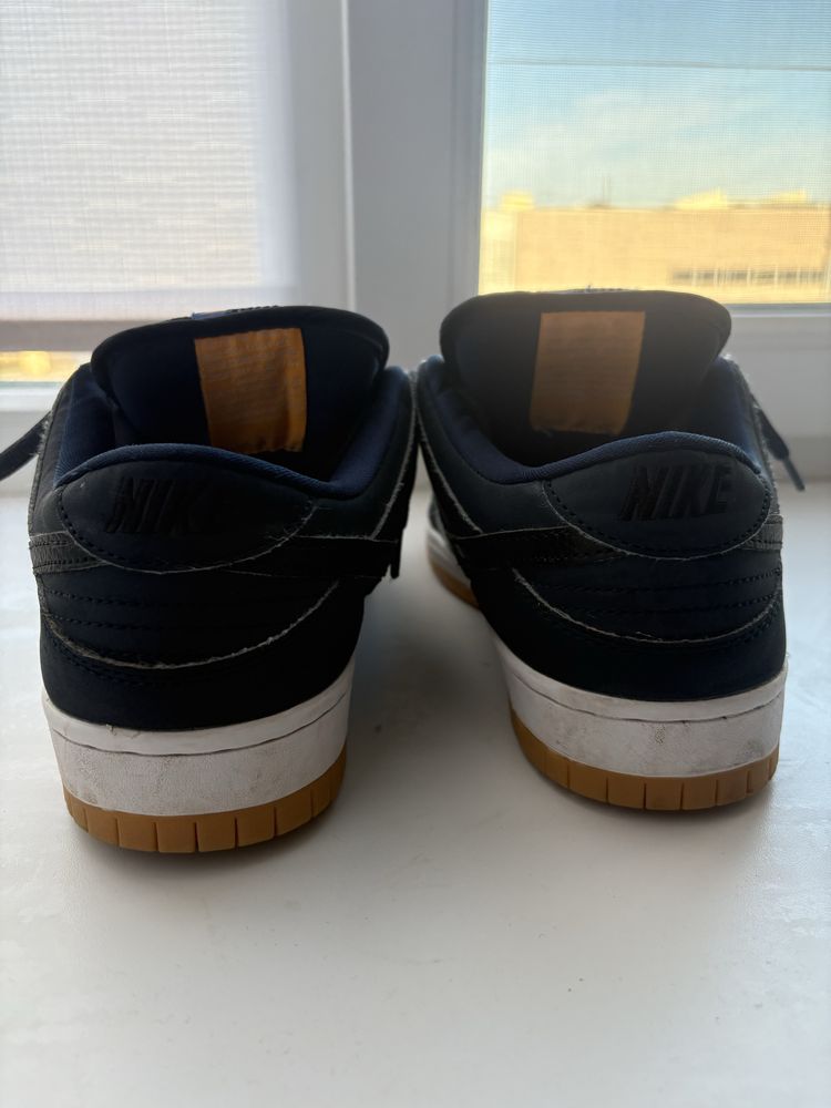 Кроссовки Nike sb dunk темного синего цвета