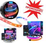 Смарт LED лента Govee H615A, H61C3,  RGBIC LED Strip Lights M1
