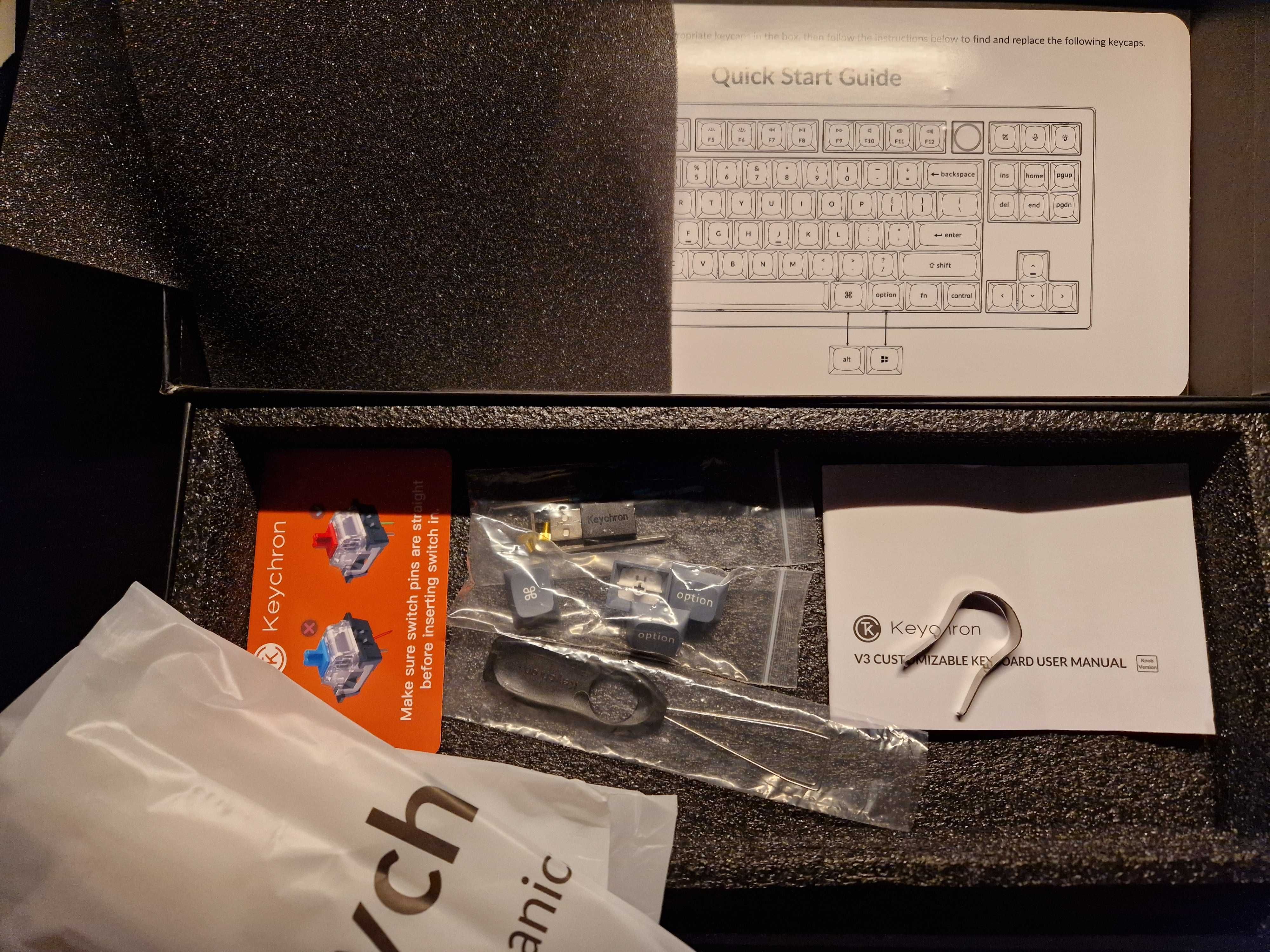 Tastatura Keychron V3 switchuri maro Knob! Garantie pana-n august 2025