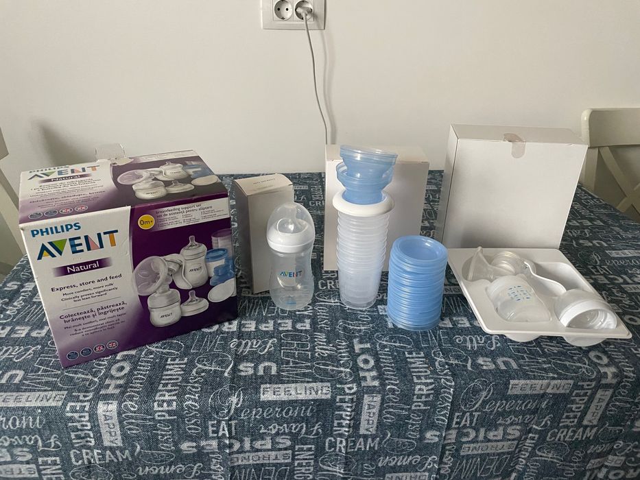 Pompă manuală de sân cu pernă de masaj Philips Avent