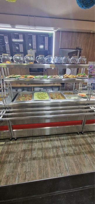 Продам «Мармит» линию раздачи для столовой ветрина с подогрево + стол