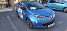 Închiriere Renault Zoe electric colantat pentru BOLT si UBER in Cluj