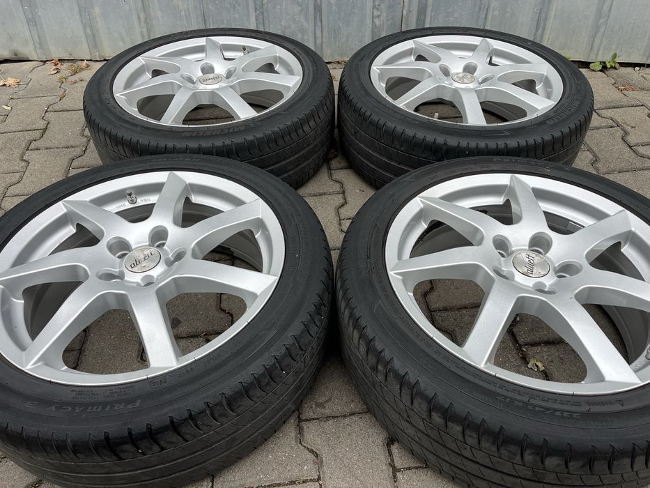 Jante aliaj 5x112mm, anvelope 225/45 R17, VW Audi Seat Skoda Merecedes