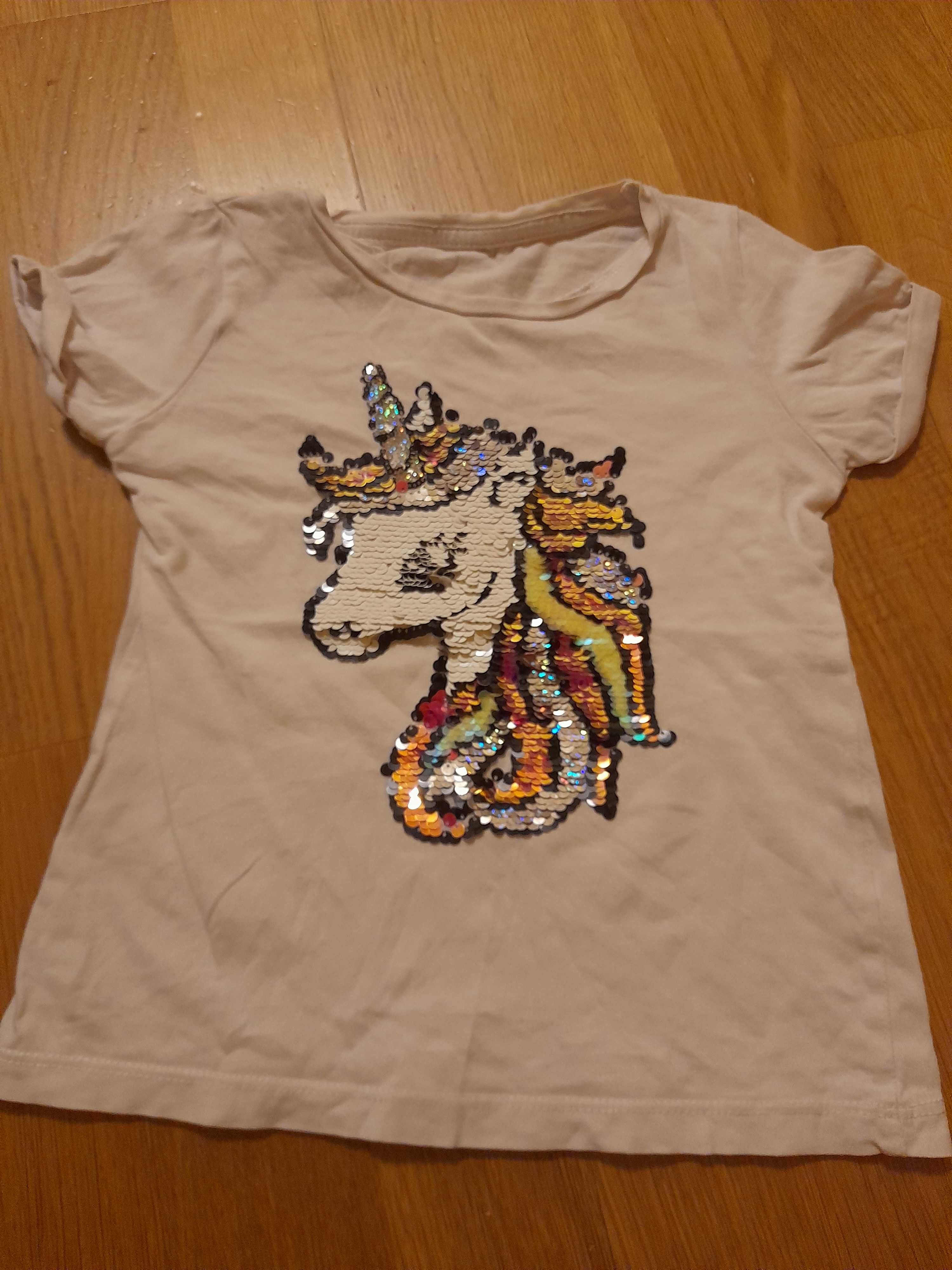 Tricou unicorn, fete H&M