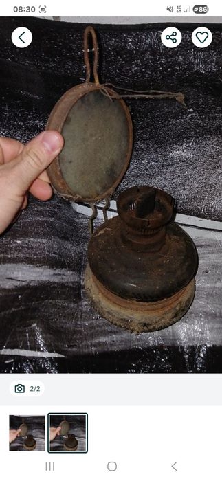 Lampa  veche de   colecție