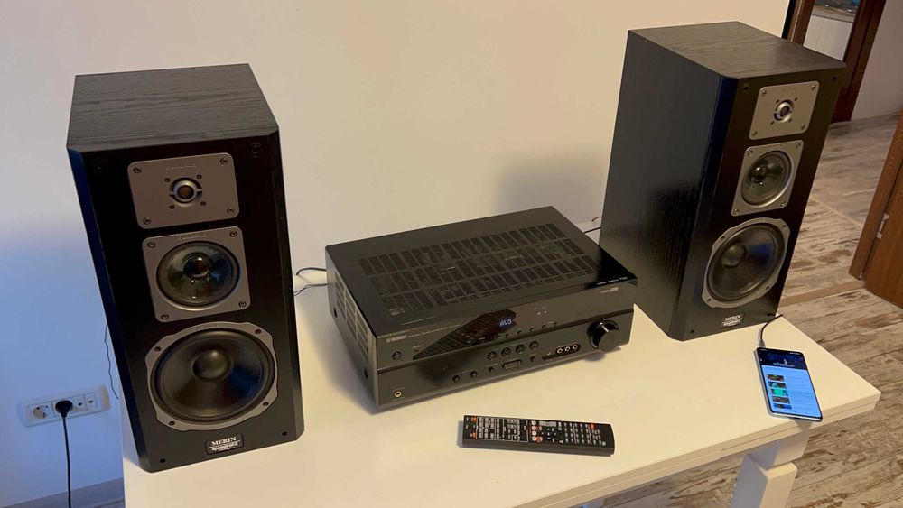 Amplificator Receiver Yamaha RX-V371 & Boxe Quadral Merin Phonologue E