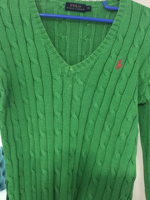 Pulover polo by Ralph Lauren, dama, verde,xs