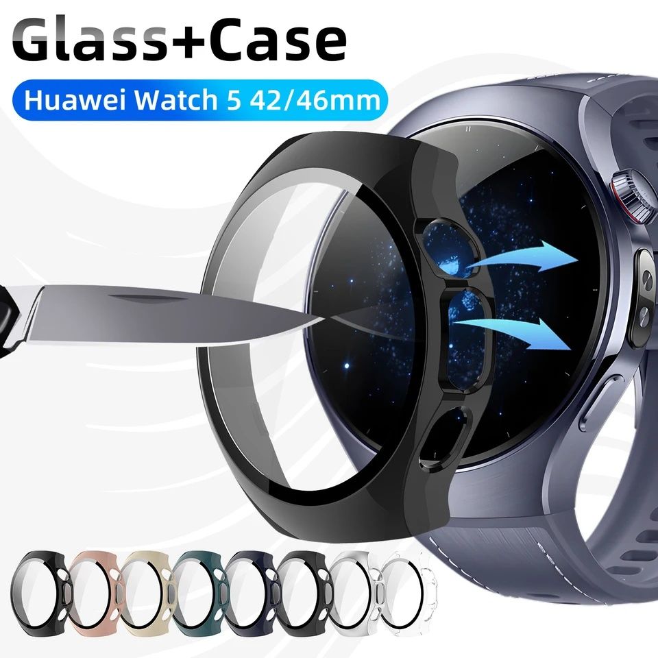 Huawei Watch 5 46mm. 42mm. / Твърд удароустойчив кейс с протектор