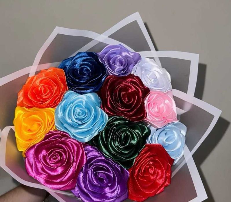 Buchete și flori handmade din satin
