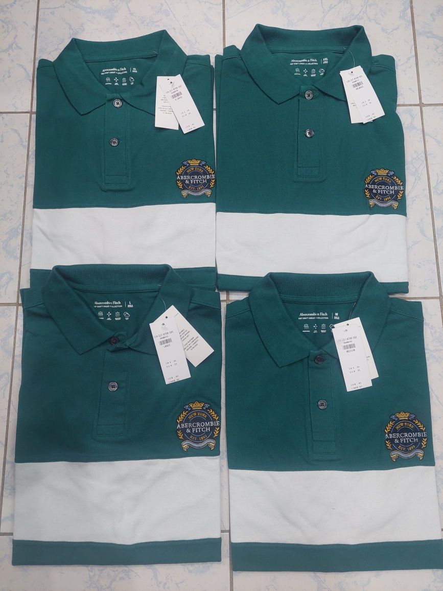 Tricouri polo M, L,XL, XXL Abercrombie& Fitch