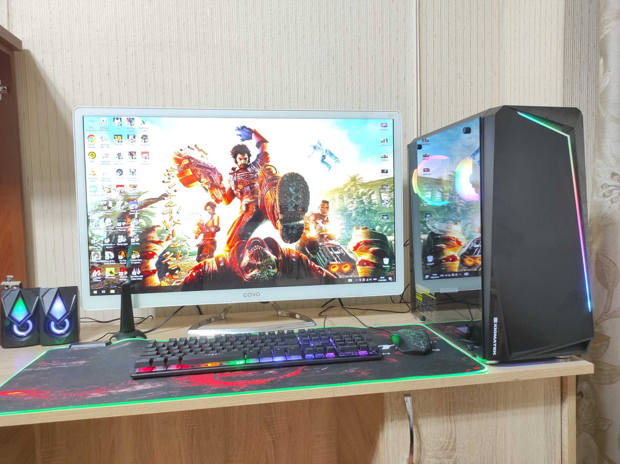 Игровой компьютер Core i5/16GB/GTX 1060 + 32 дюйм монитор/ЦЕНА ЗА ВСЁ