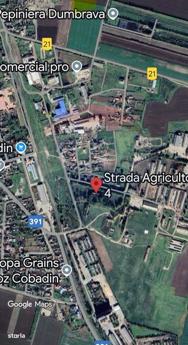 Teren intravilan de vanzare  1374mp Cobadin Jud , Constanta