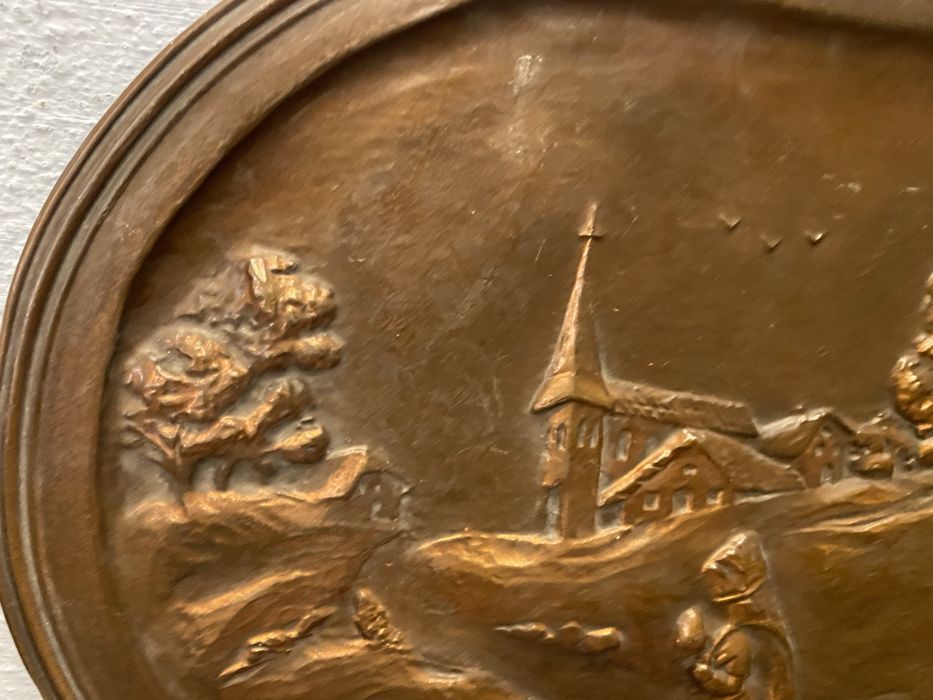 Медно пано за стена френско производство