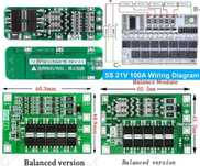 Module incarcare protectie balans BMS LiIon 3-4-5S 18650