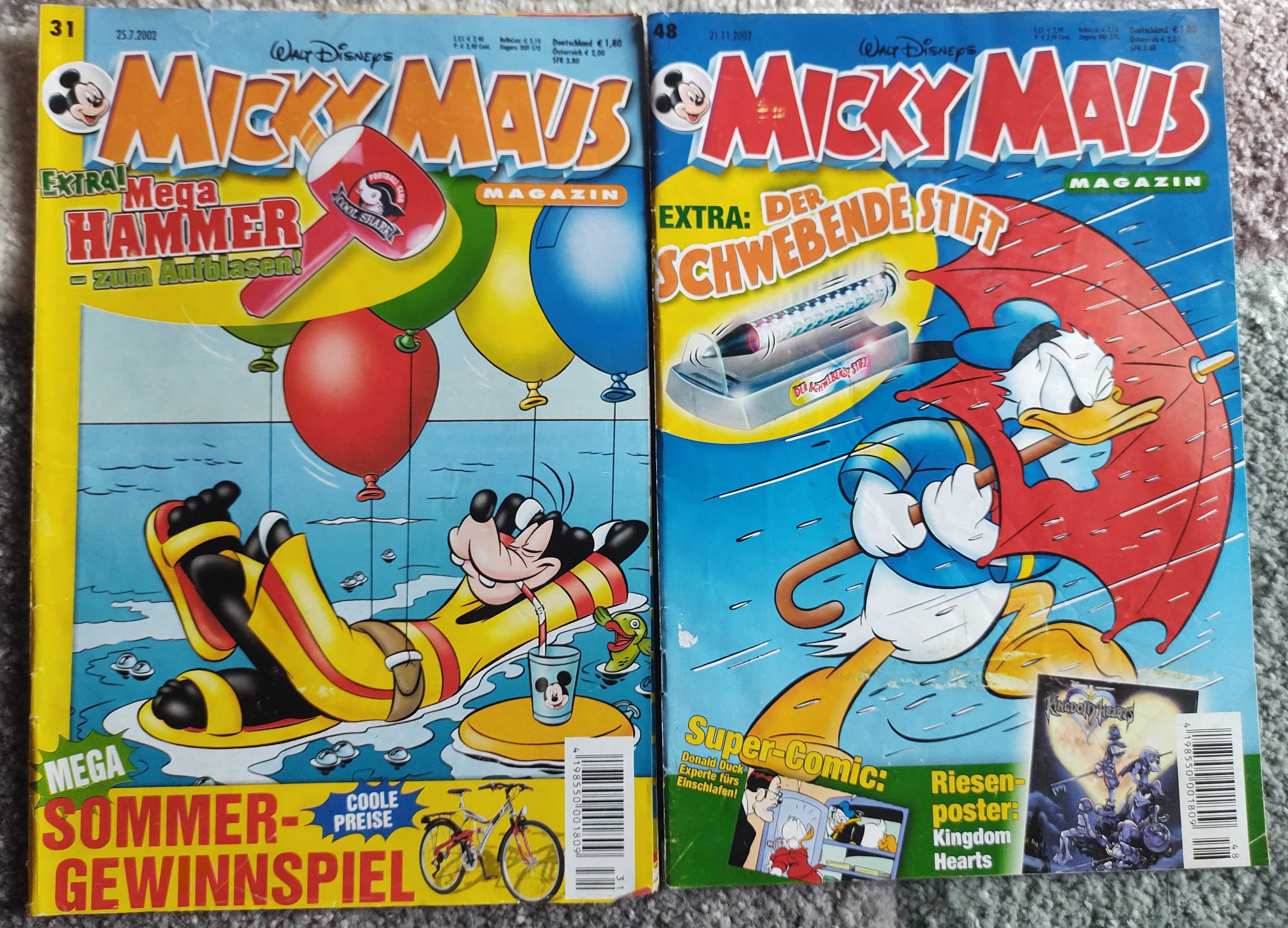 Комикси на немски език на Micky Maus и Donald Duck