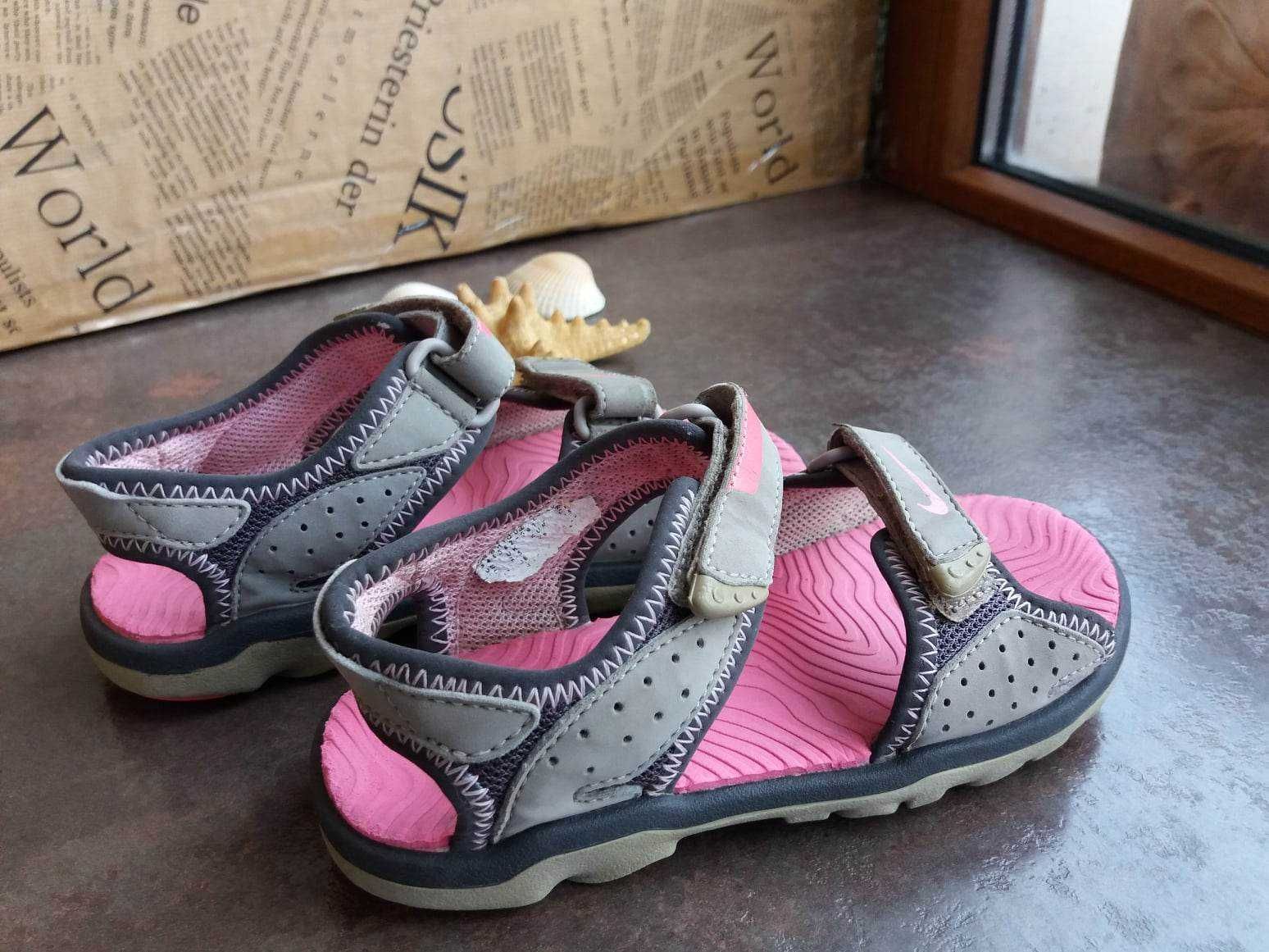 детски сандали,Nike,летни отворени обувки,гумени за момиче,найк,28,5