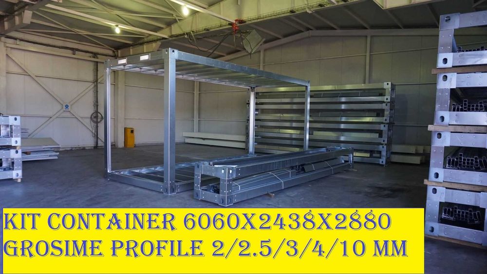 cadru modular 6000x2450x2880-STALPI DE 3 mm