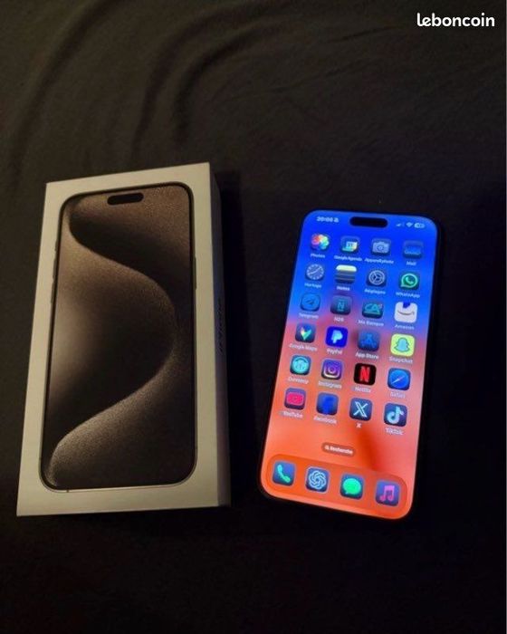 Iphone 15 pro синий
