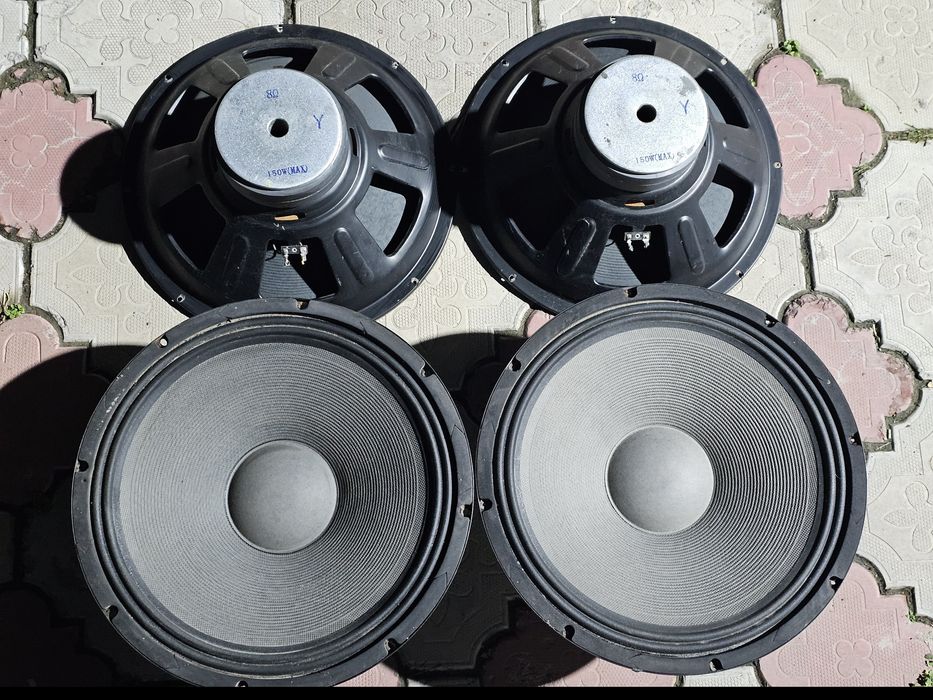 15-дюймовые динамики по 150ватт 8ом