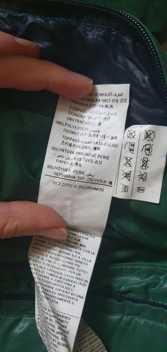 Geaca de iarna pt Bebe United Colors of Benetton, marime 74