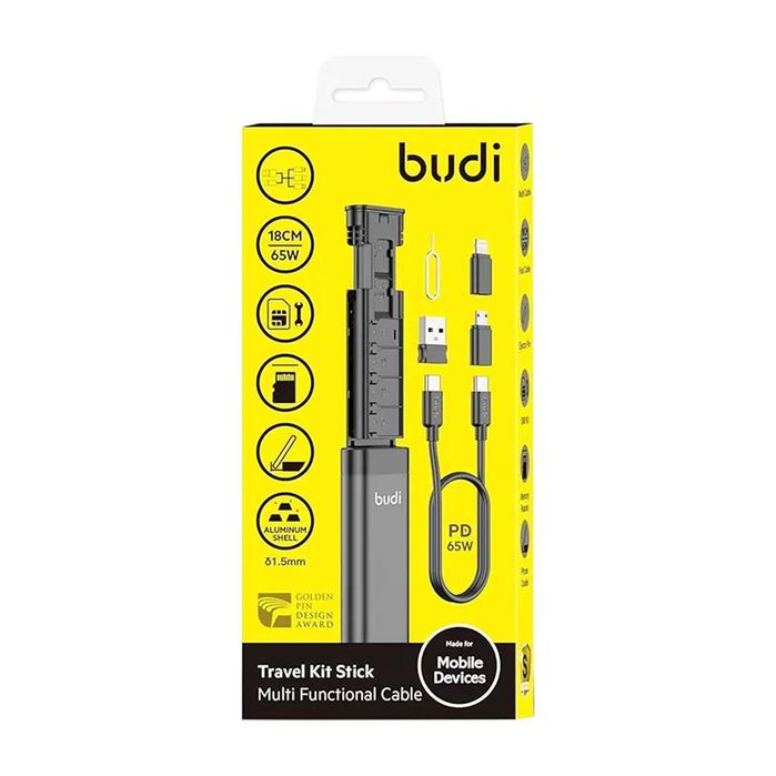 Набор адаптеров USB смарт-адаптер BUDI Travel Kit Stick (USB Type-C)