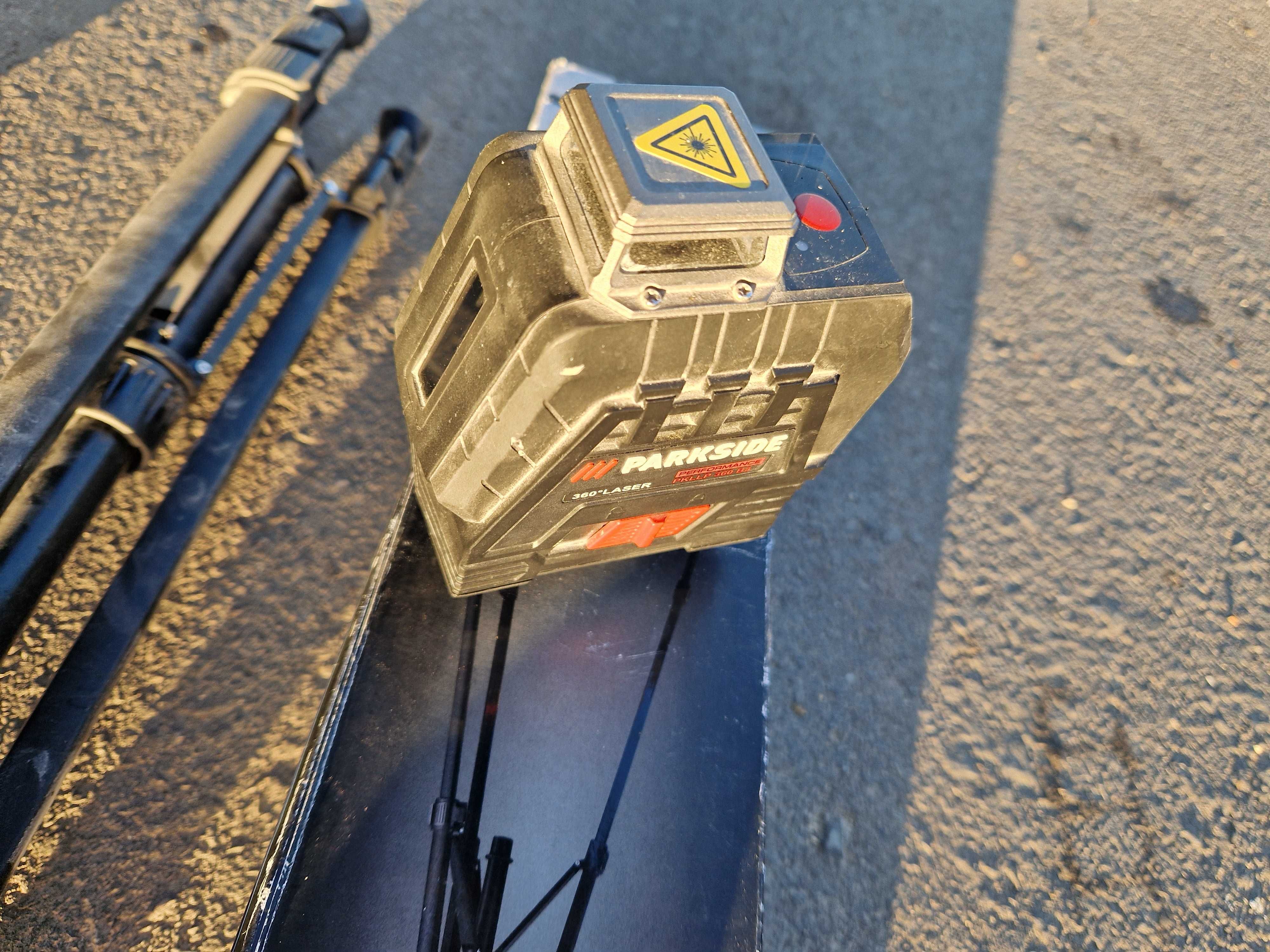 Parkside Cordless Cross line laser 4V