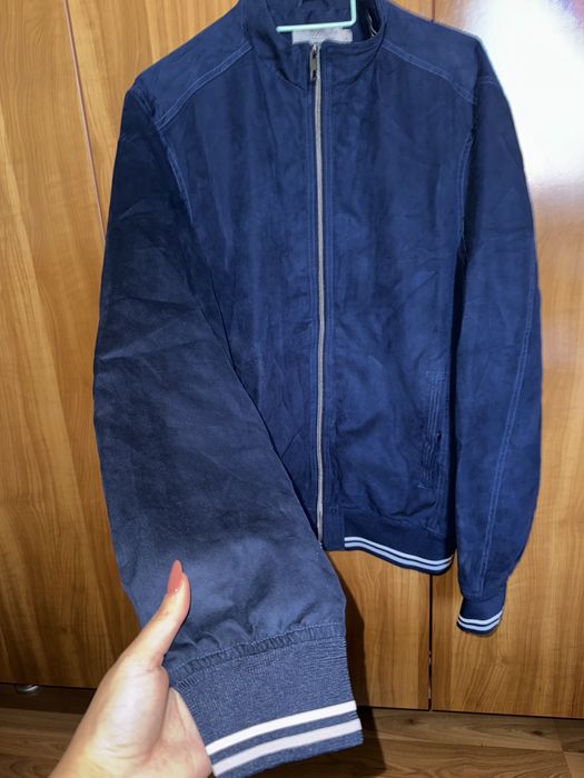 Jacheta piele intoarsa M