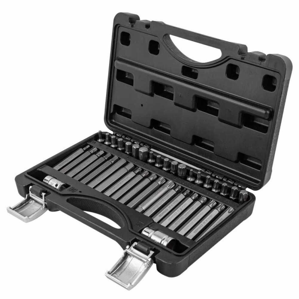 Накрайници 40 броя RockForce-еврейски зезди-торкс 3/8“и 1/2″