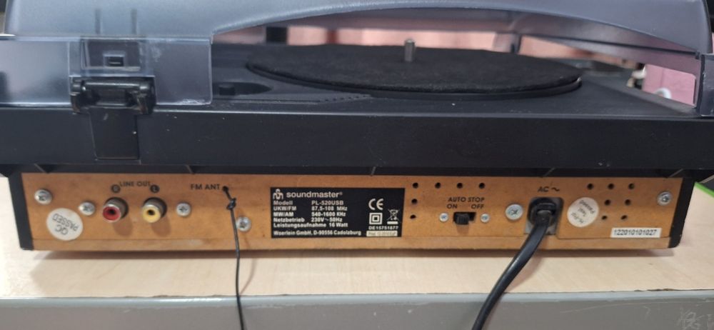 Vand Pick-up soundmaster PL-520USB