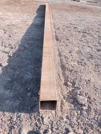Заборга стоика 10-10 см квадрат калын 6 метир