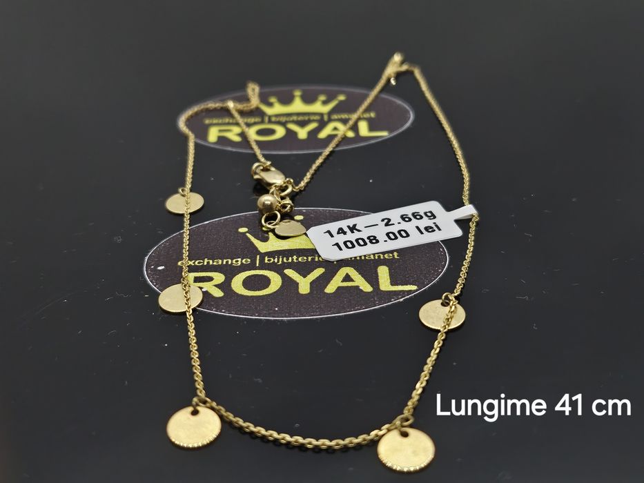 Bijuteria Royal: Lant aur 14k/2.66 gr