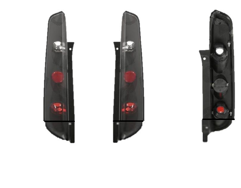 Set stopuri tuning FORD FOCUS II (DA ), 11.2004-01.2008, model Hatchback, stanga+dreapta, negru, transparent; cu locas bec;