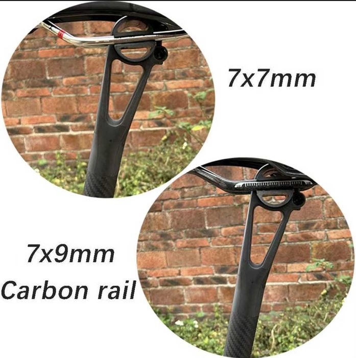 Карбонова стойка за седалка на велосипед - 27.2x400mm