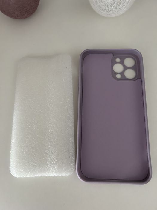 Husa Iphone 12 pro silocon mov