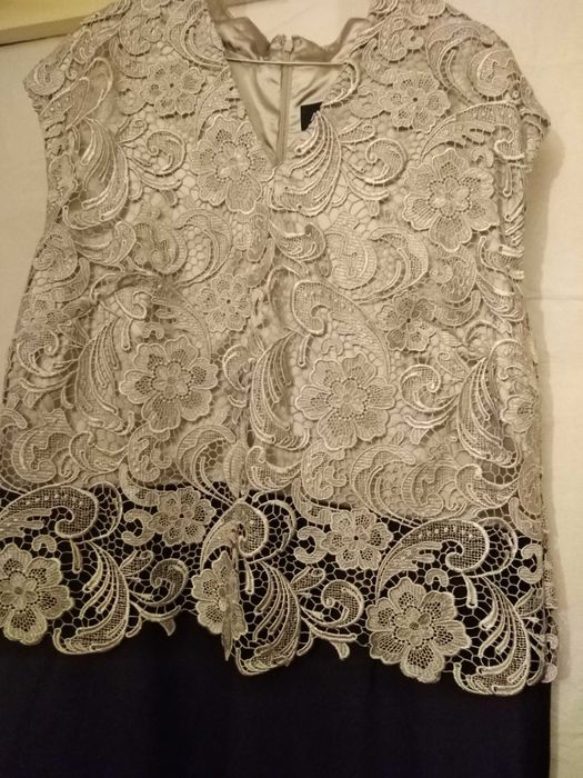 Rochie de ocazie cu dantela,model deosebit