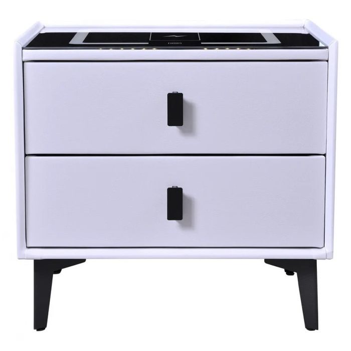 Smart нощно шкафче бяло НОВО