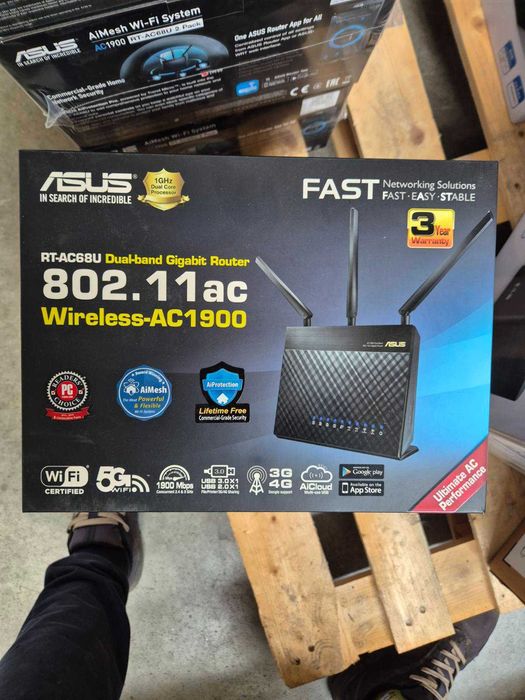 Рутер Asus RT-AC68U 2.4GHz/ 5GHz