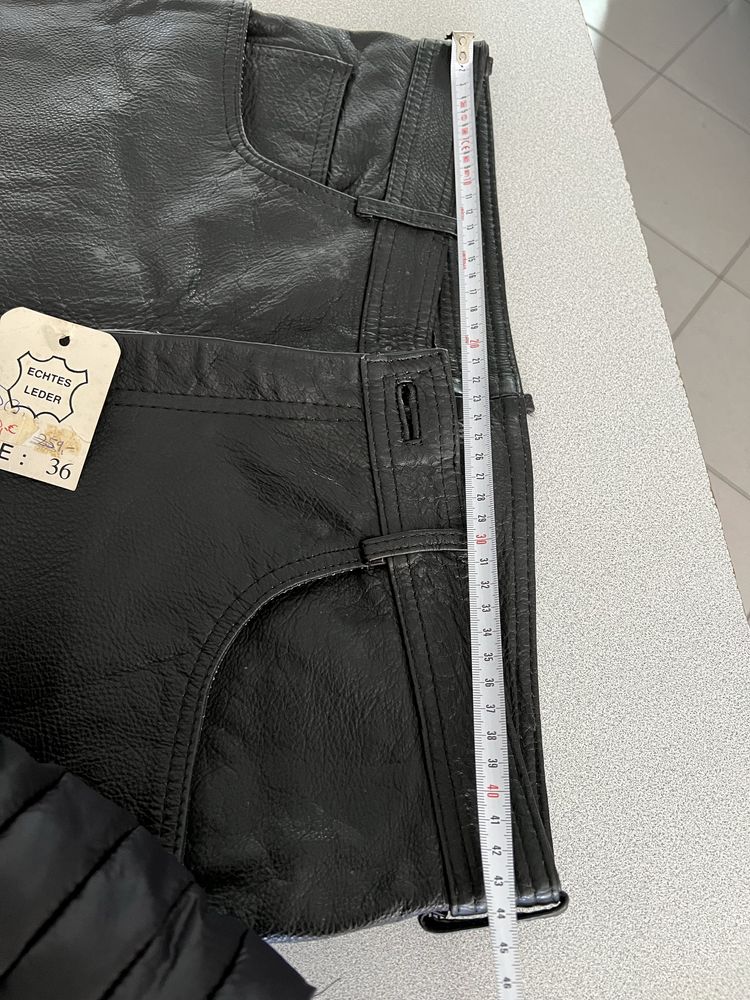 Pantaloni moto piele 36 noi